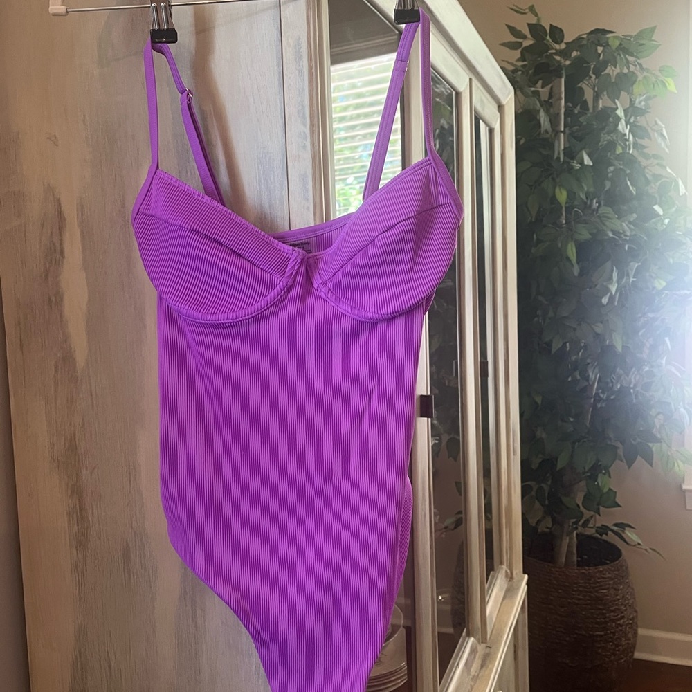Vibrant Purple Bodysuit